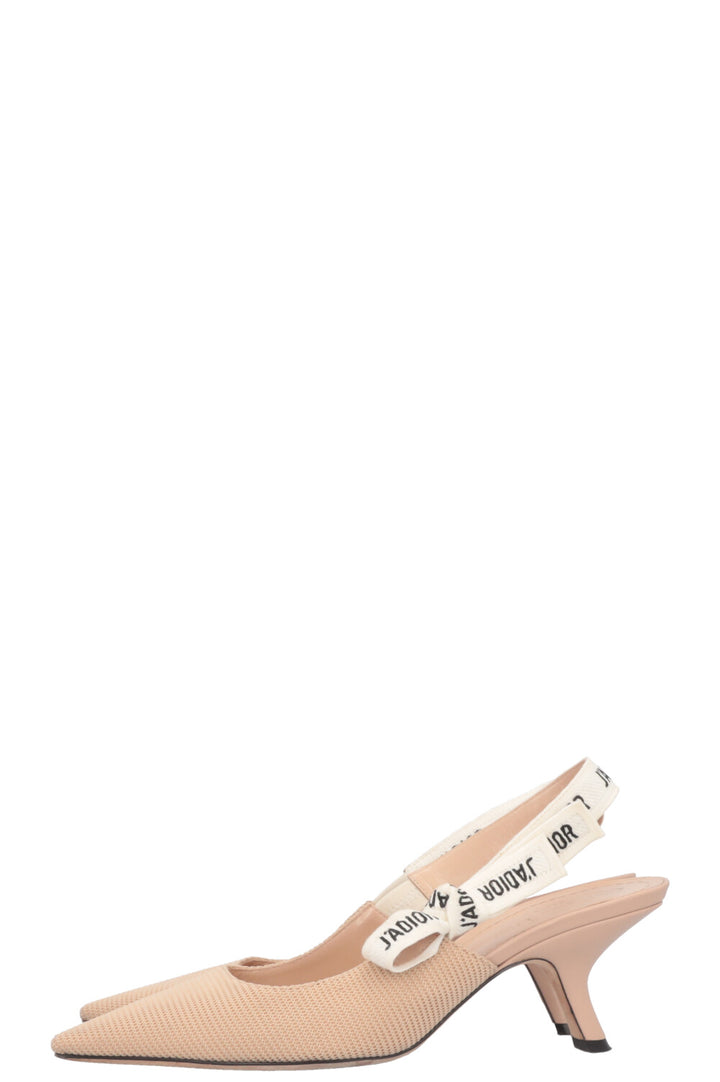 CHRISTIAN DIOR J`Adior Slingback Heels Nude