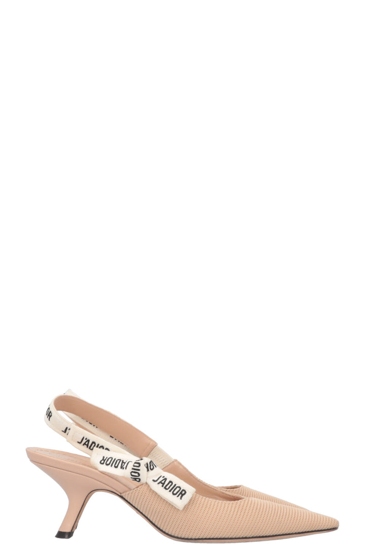CHRISTIAN DIOR J`Adior Slingback Heels Nude
