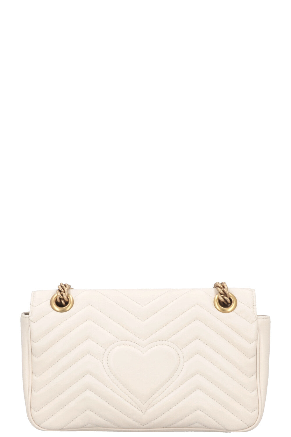 GUCCI Marmont Medium Bag Leather White