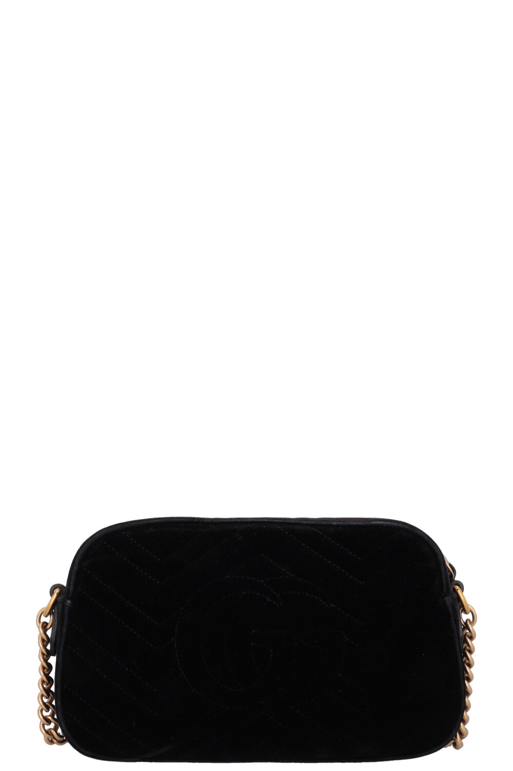 GUCCI Marmont Camera Bag Velvet Black