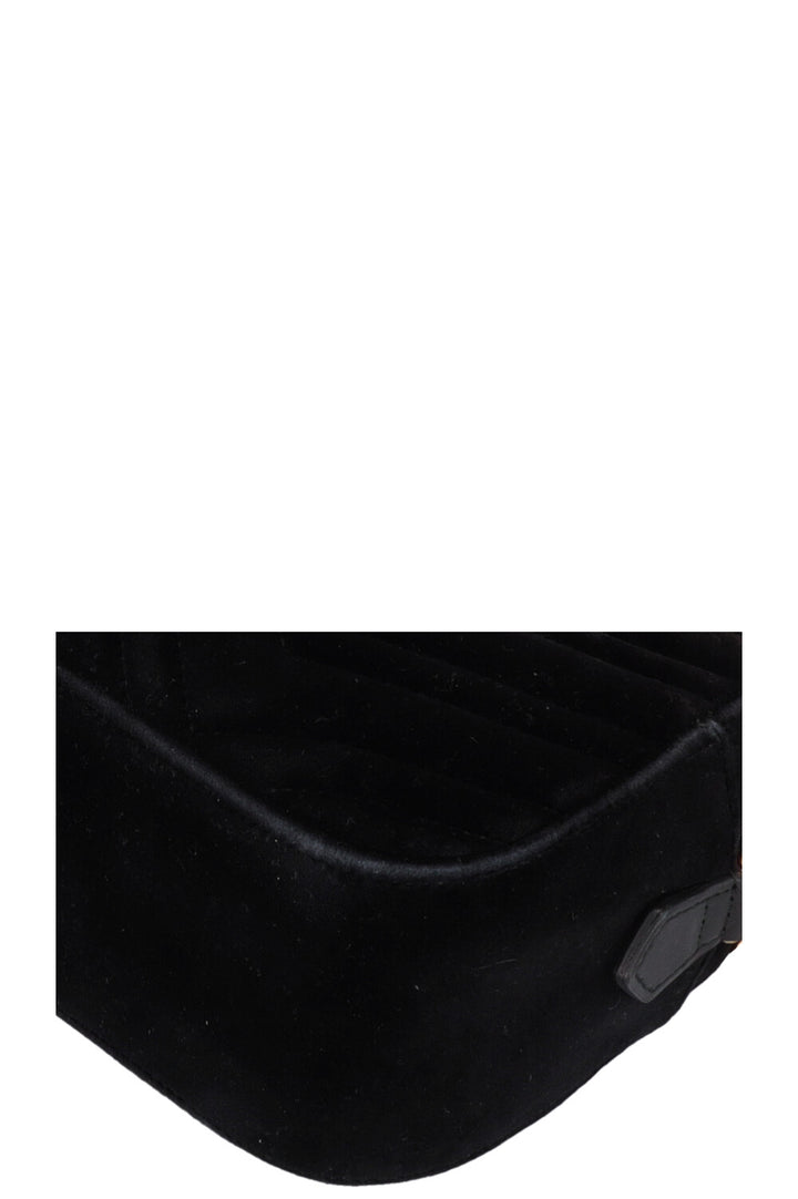 GUCCI Marmont Camera Bag Velvet Black