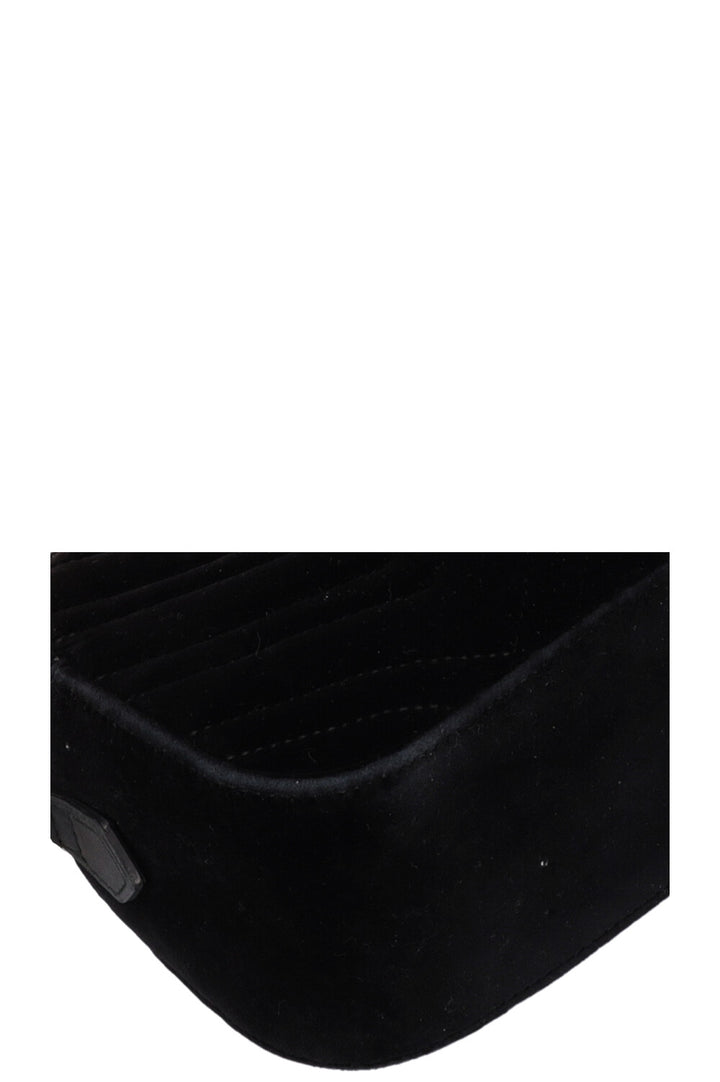 GUCCI Marmont Camera Bag Velvet Black