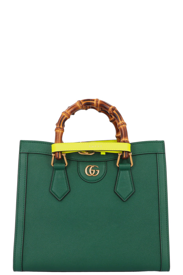 GUCCI Small Diana Bag Leather Green