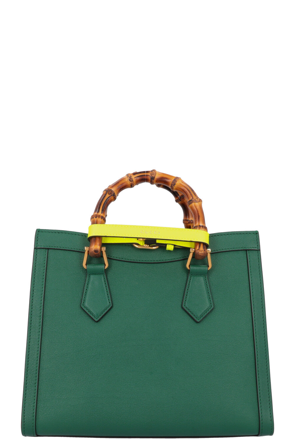 GUCCI Small Diana Bag Leather Green