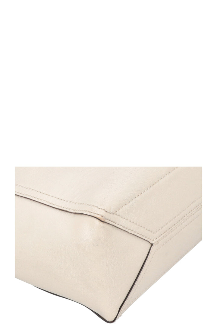 GUCCI Medium New Sakai Dahlia Tote Ivory