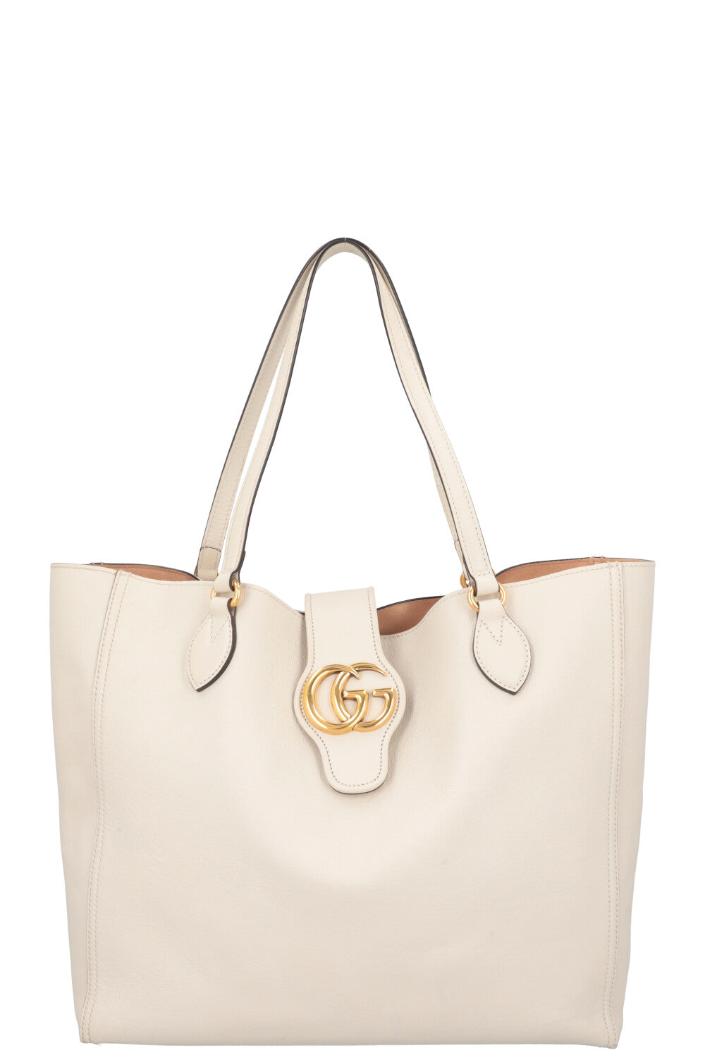 GUCCI Medium New Sakai Dahlia Tote Ivory