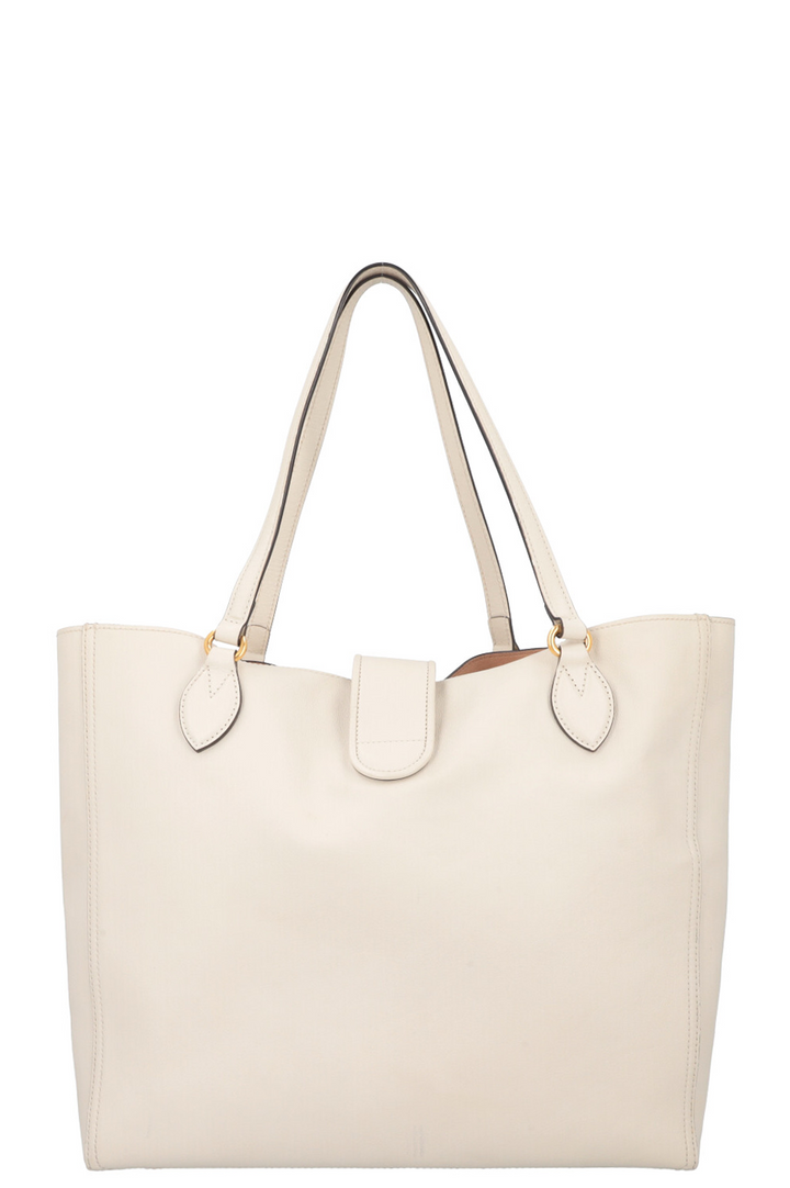 GUCCI Medium New Sakai Dahlia Tote Ivory