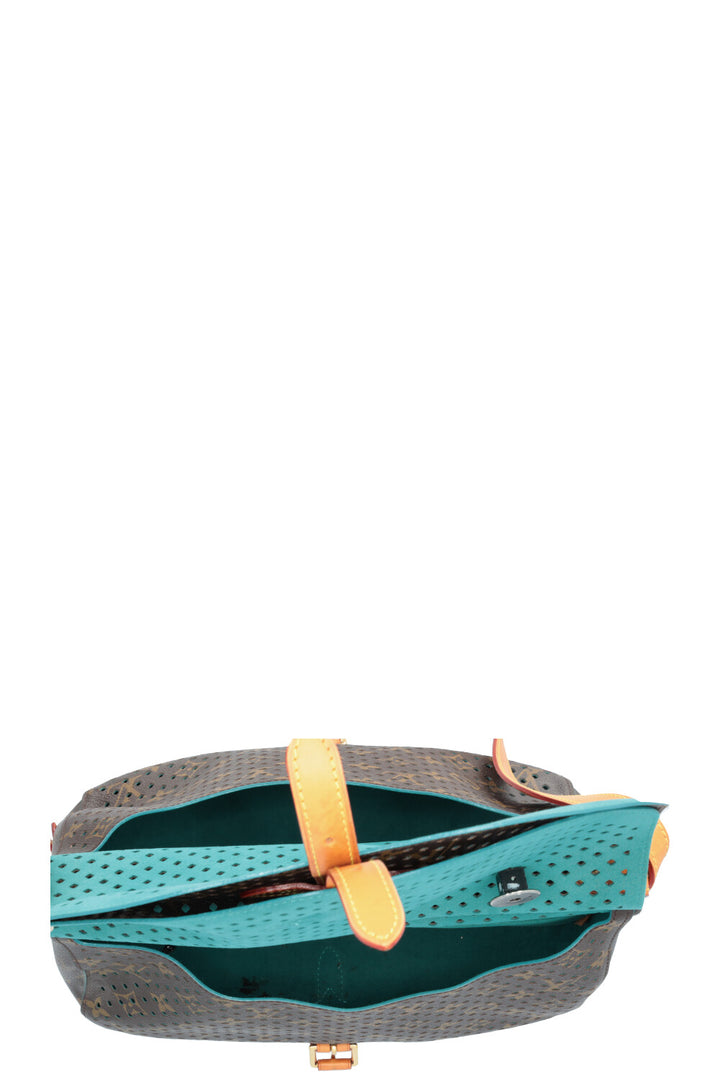 LOUIS VUITTON Saumur 30 Laserprint Bag MNG Canvas