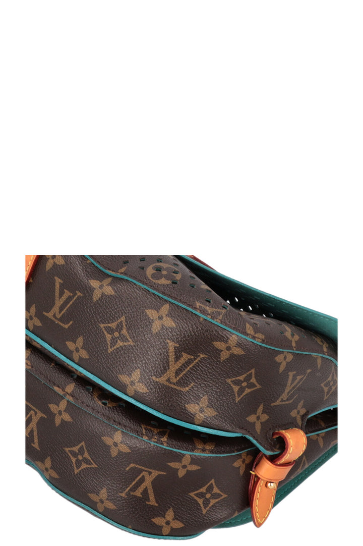 LOUIS VUITTON Saumur 30 Laserprint Bag MNG Canvas