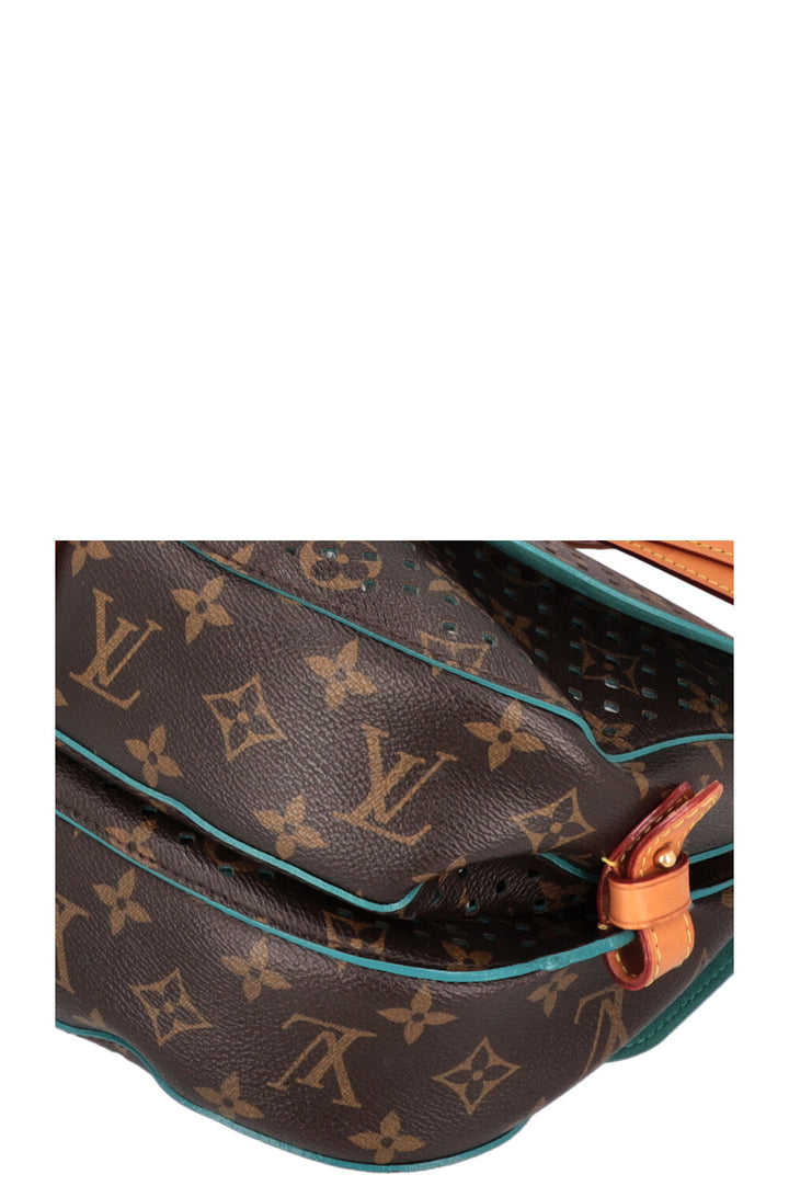 LOUIS VUITTON Saumur 30 Laserprint Bag MNG Canvas