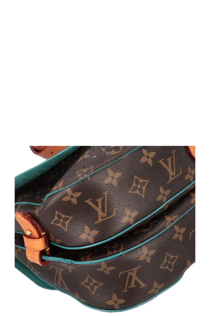 LOUIS VUITTON Saumur 30 Laserprint Bag MNG Canvas