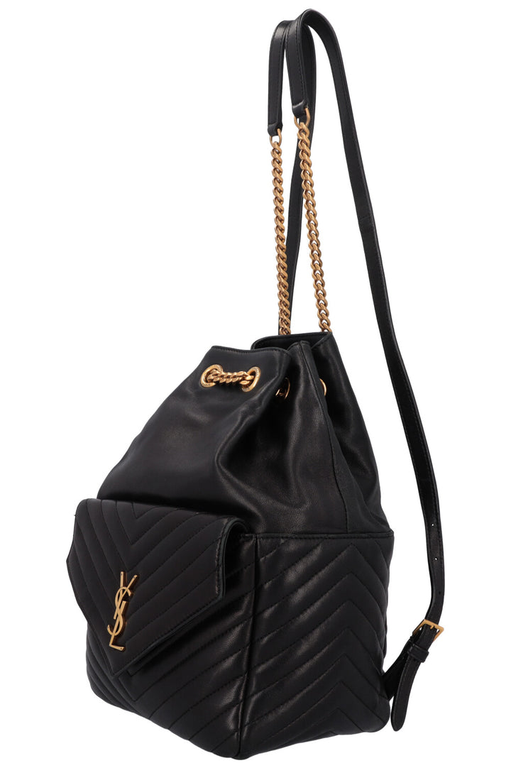 SAINT LAURENT Joe Backpack Leather Black