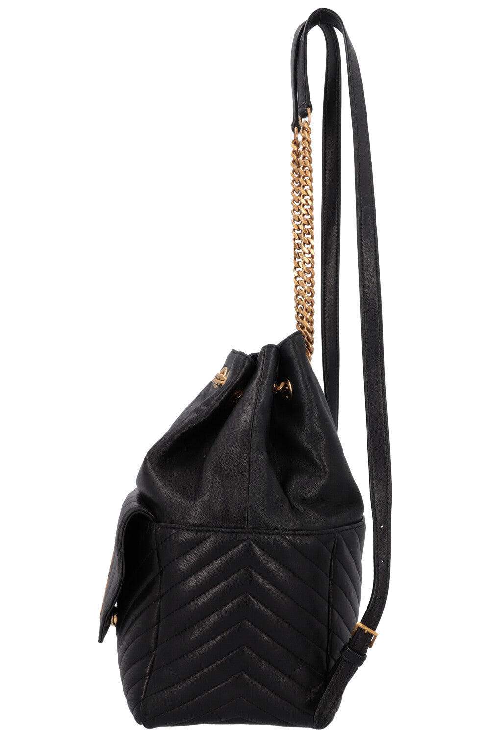 SAINT LAURENT Joe Backpack Leather Black