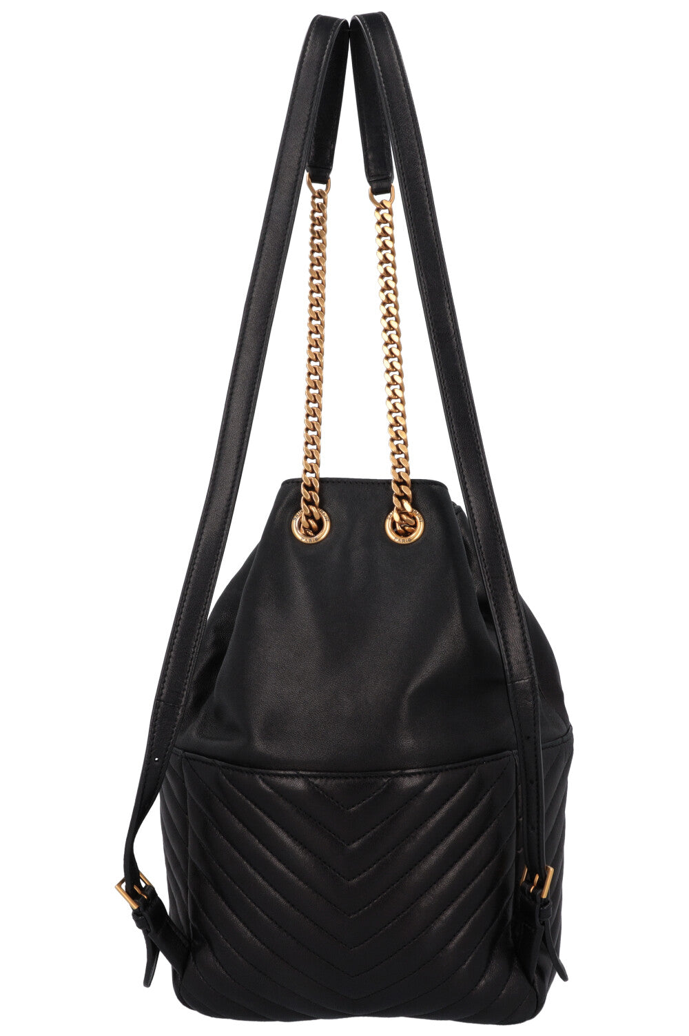 SAINT LAURENT Joe Backpack Leather Black