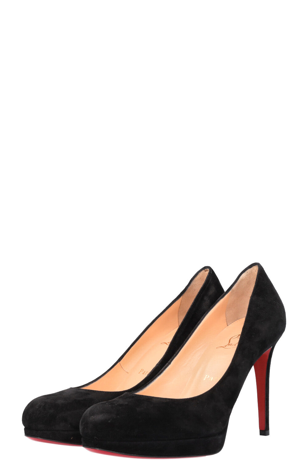 極美品✨ Christian Louboutin NEW SIMPLE PUMP CHRISTIAN LOUBOUTIN New Simple Pump 100 Suede Black – REAWAKE