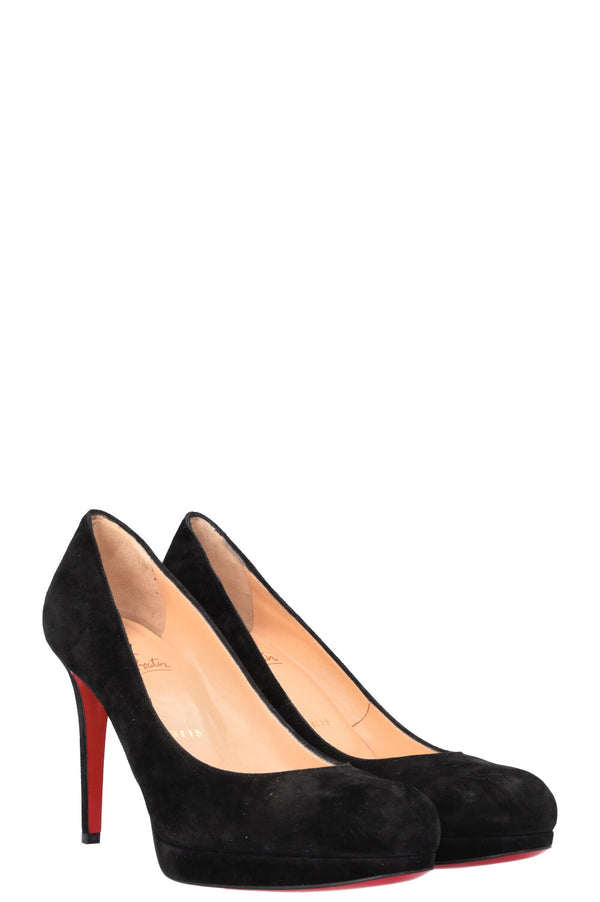 CHRISTIAN LOUBOUTIN New Simple Pump 100 Suede Black