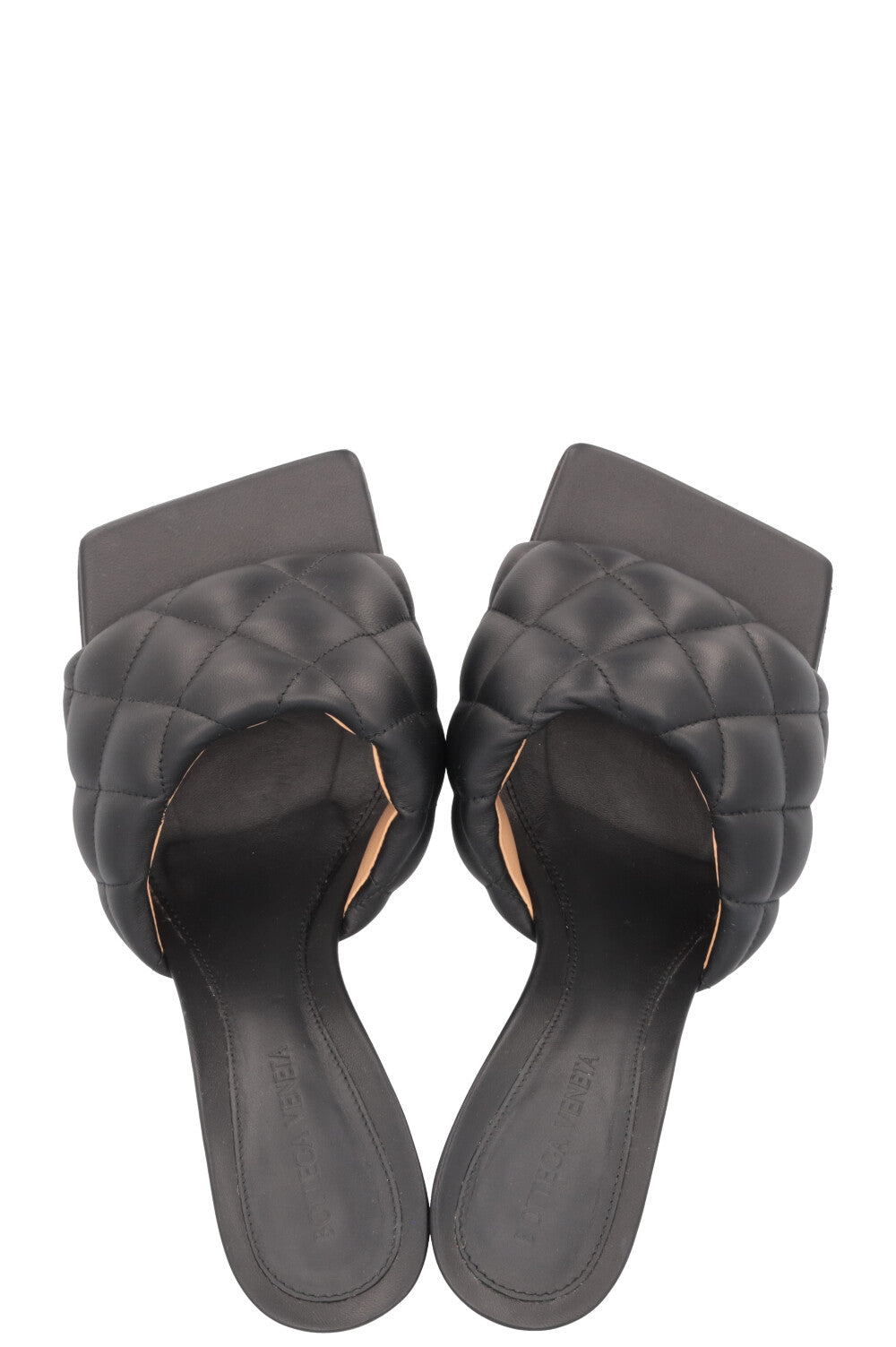 BOTTEGA VENETA Padded Mules Black – REAWAKE - Main Image