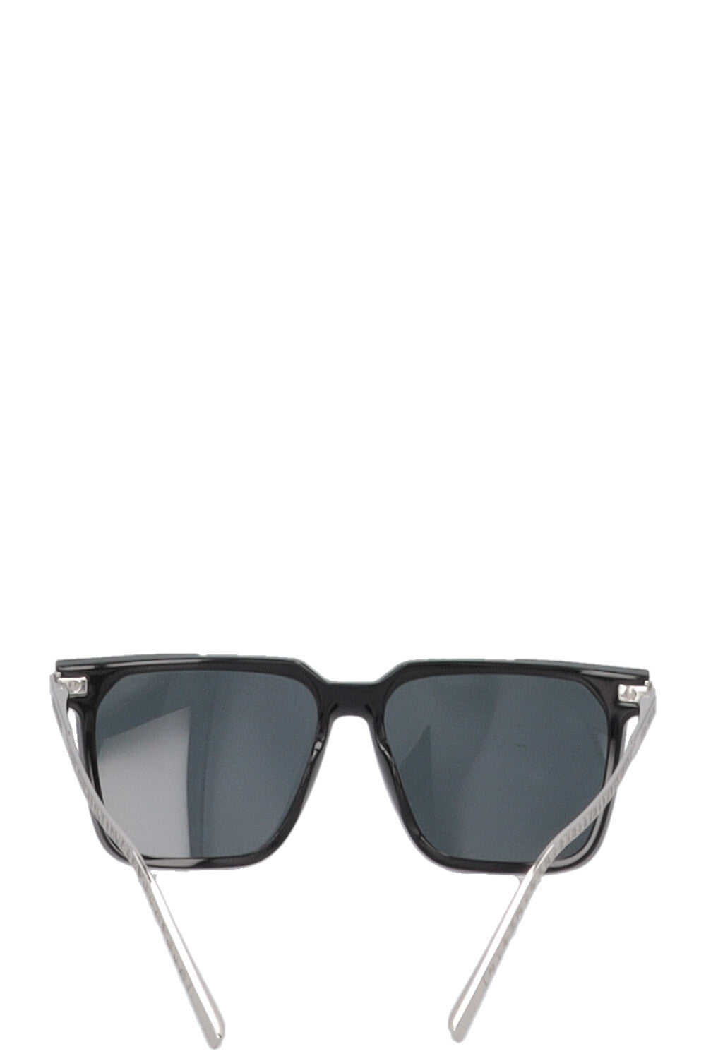 LOUIS VUITTON Rise Square Sunglasses Black Silver