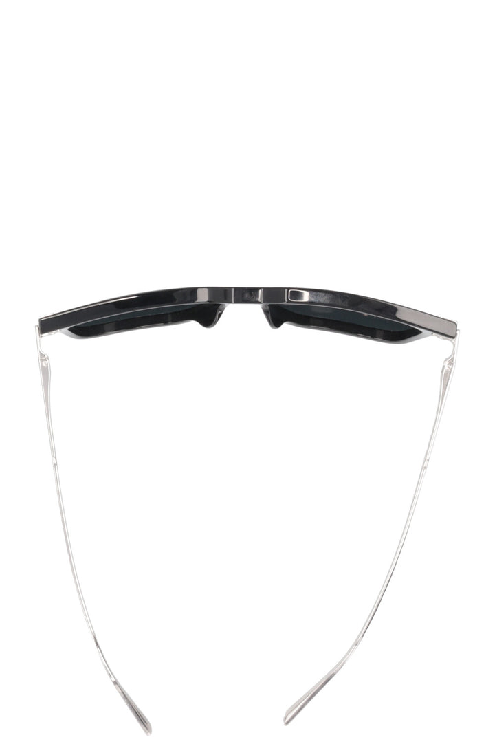 LOUIS VUITTON Rise Square Sunglasses Black Silver