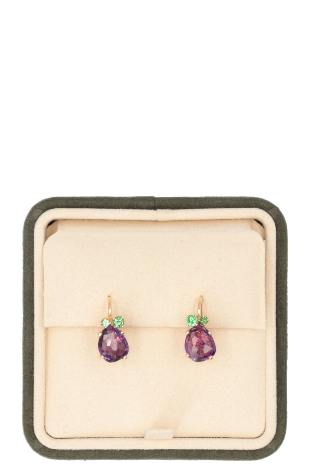 POMELLATO Bahia Earrings 18k Rose Gold Amethyst