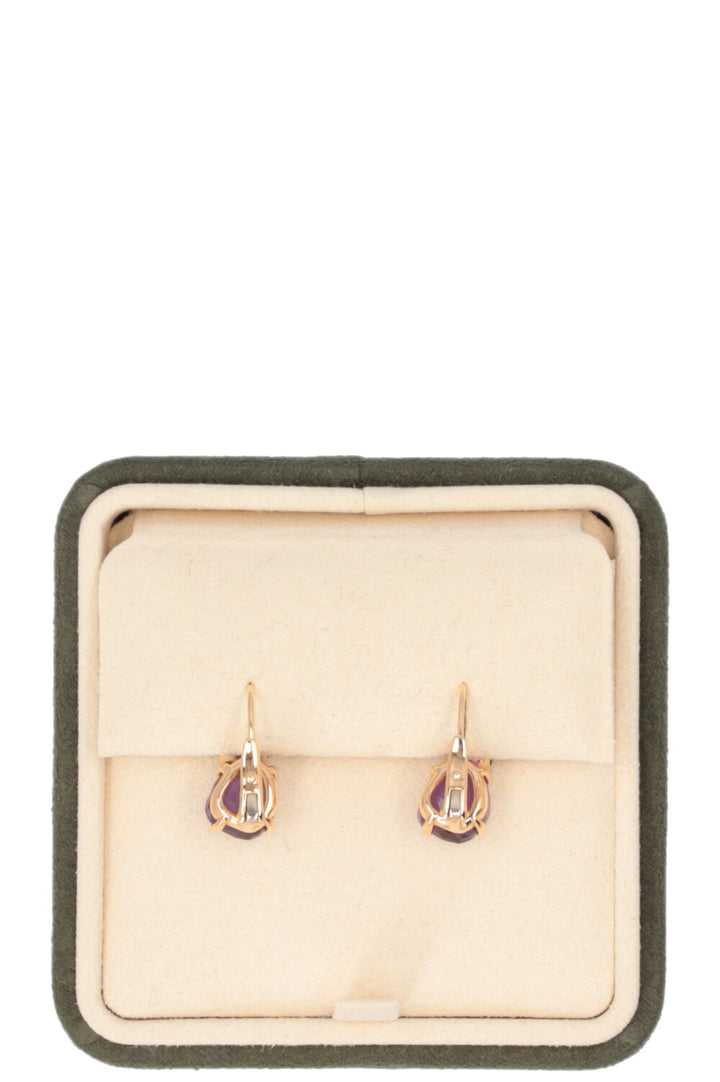 POMELLATO Bahia Earrings 18k Rose Gold Amethyst