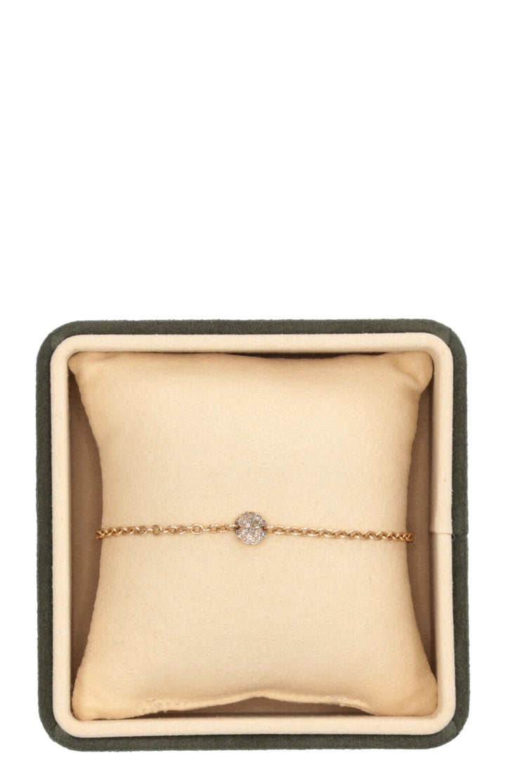POMELLATO Sabbia Chain Bracelet 18k Rose Gold Diamonds
