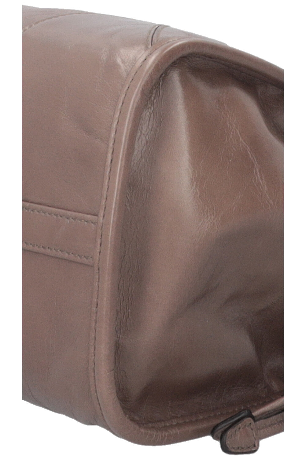 PRADA Bonnie Shoulder Bag Large Leather Taupe