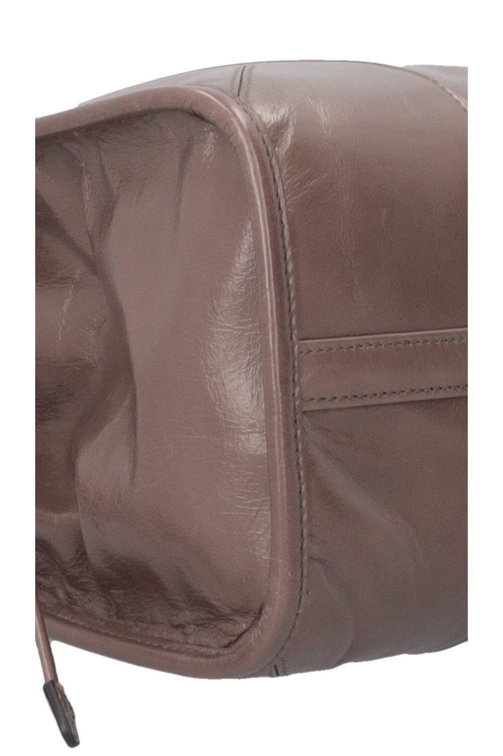 PRADA Bonnie Shoulder Bag Large Leather Taupe