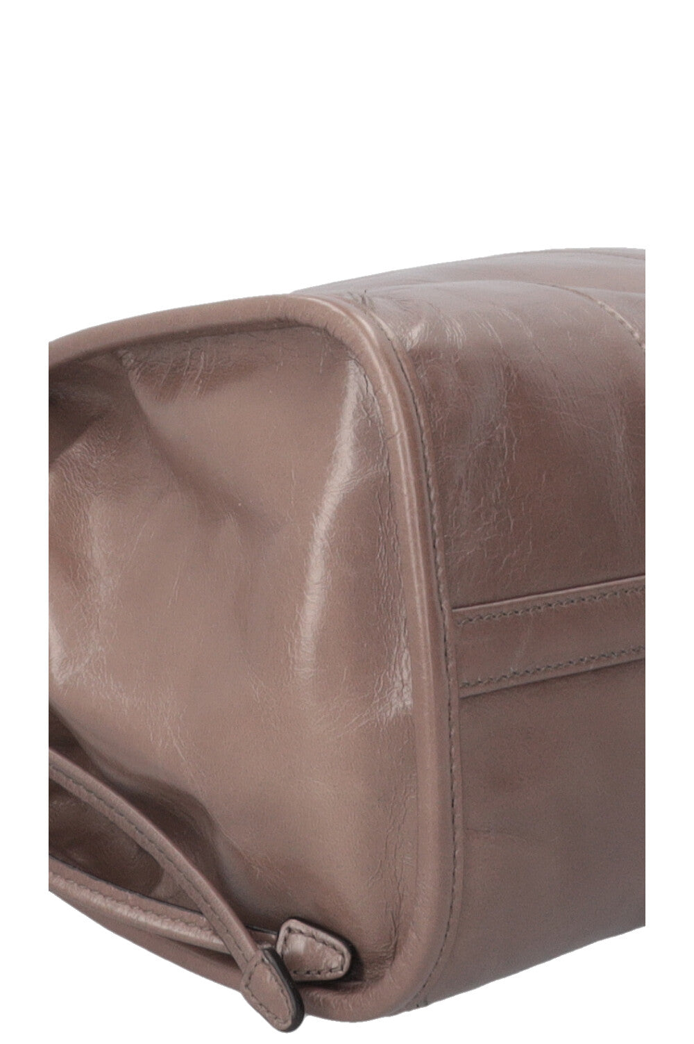 PRADA Bonnie Shoulder Bag Large Leather Taupe