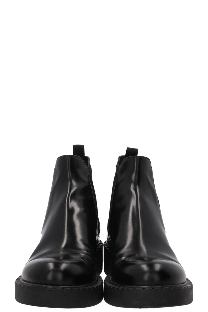 PRADA Leather Boots Black