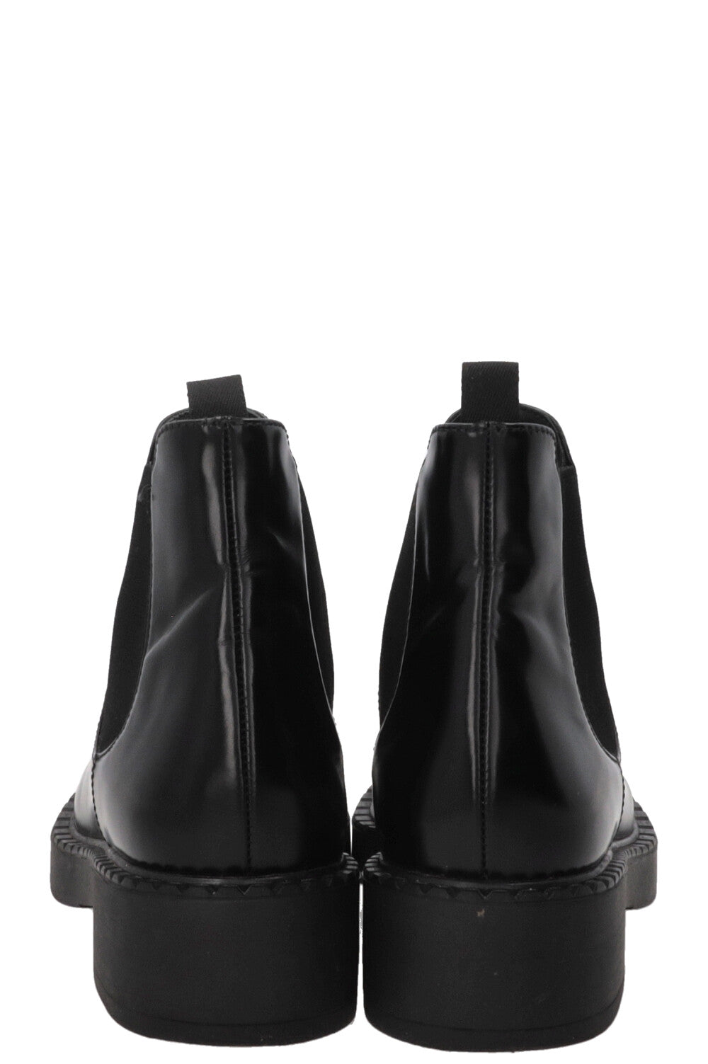 PRADA Leather Boots Black