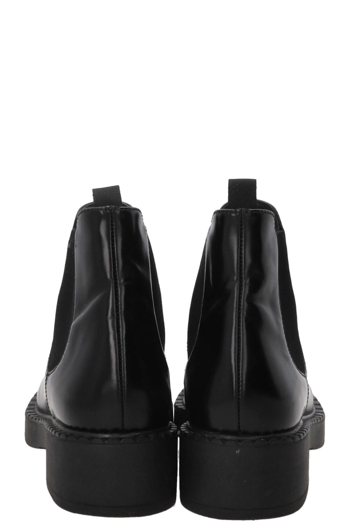 PRADA Leather Boots Black