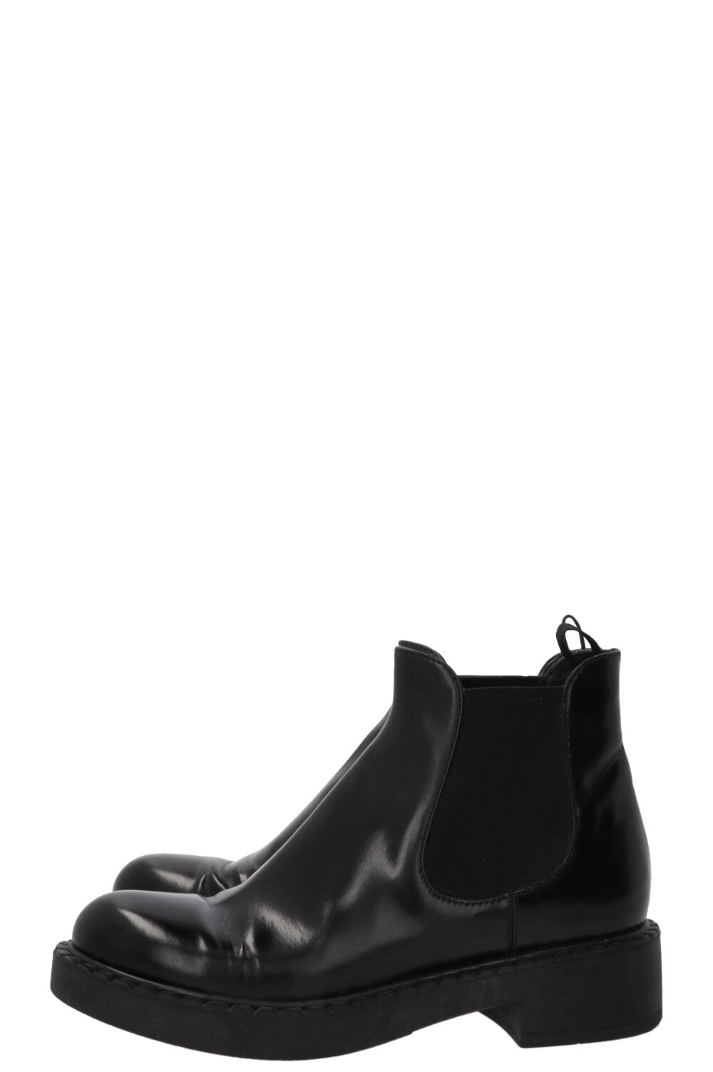 PRADA Leather Boots Black
