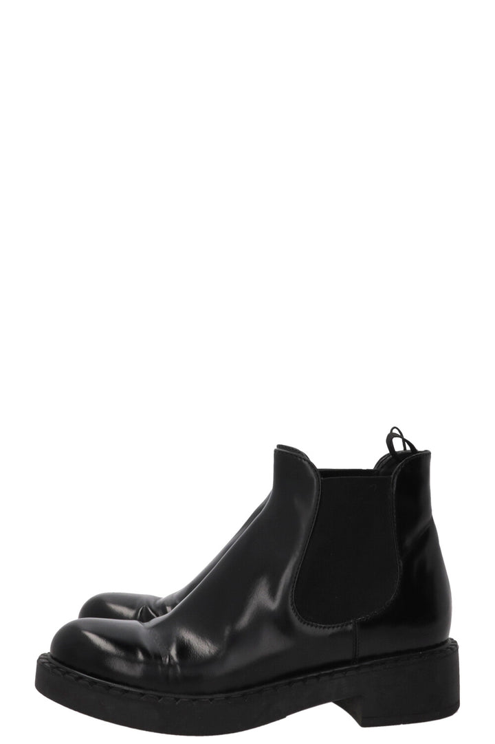 PRADA Leather Boots Black