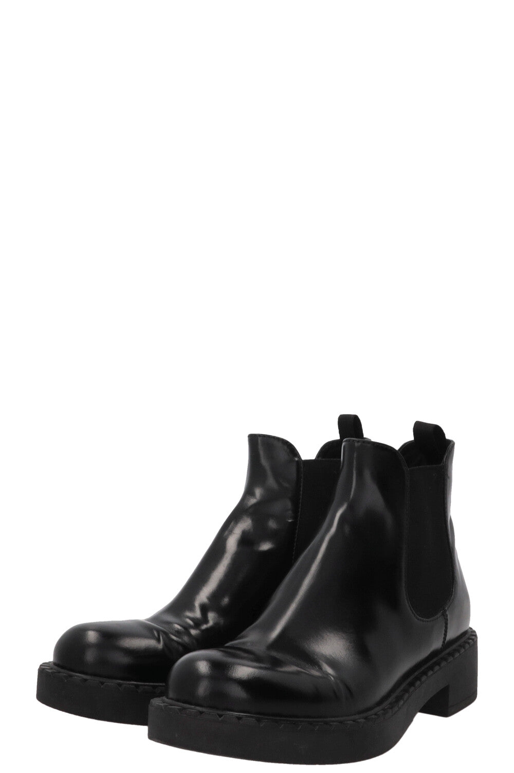 PRADA Leather Boots Black