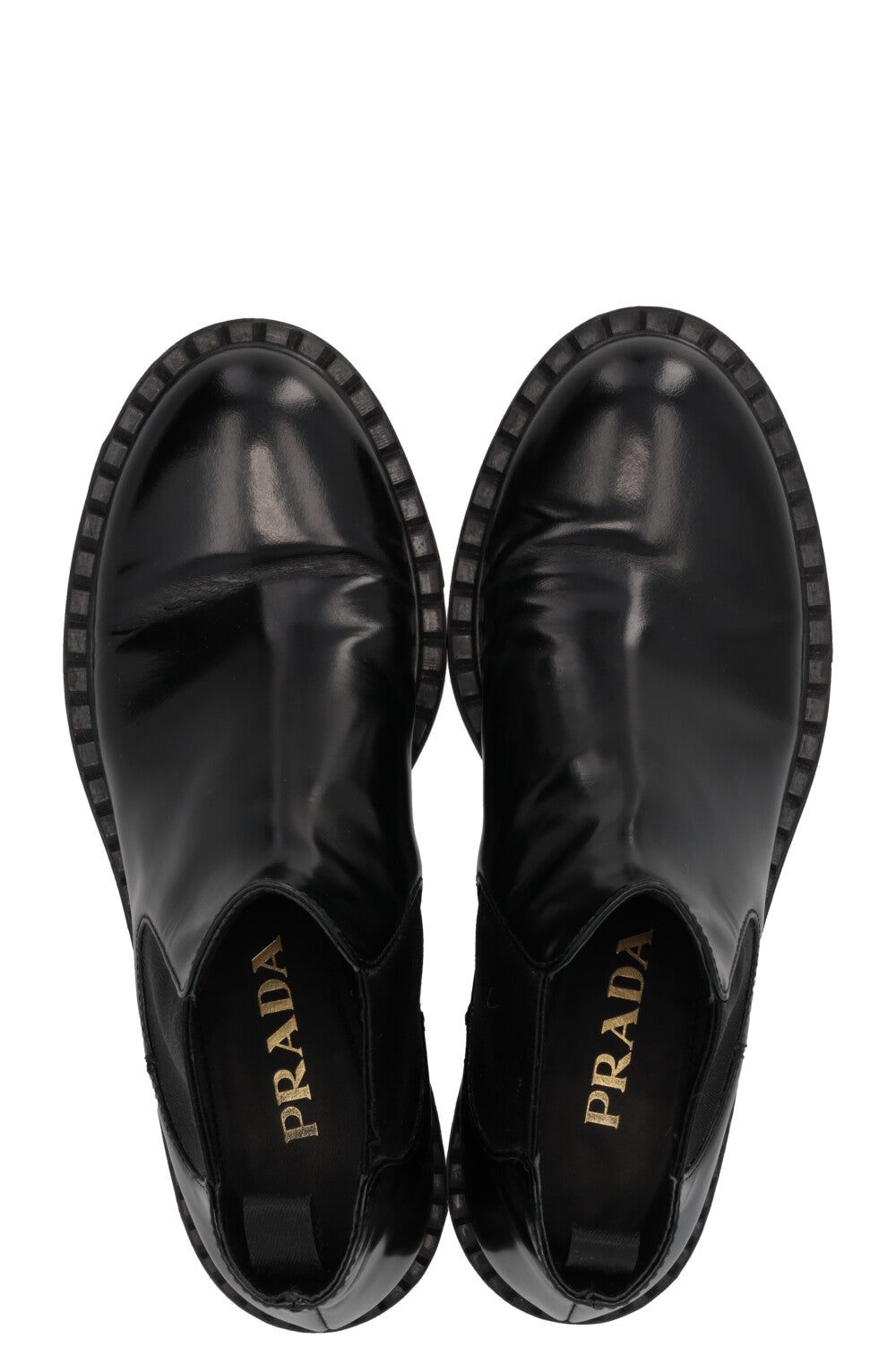 PRADA Leather Boots Black