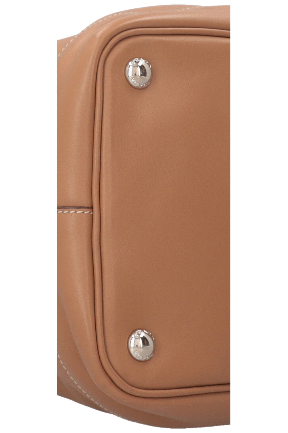 PRADA Bucket Bag Leather Caramel