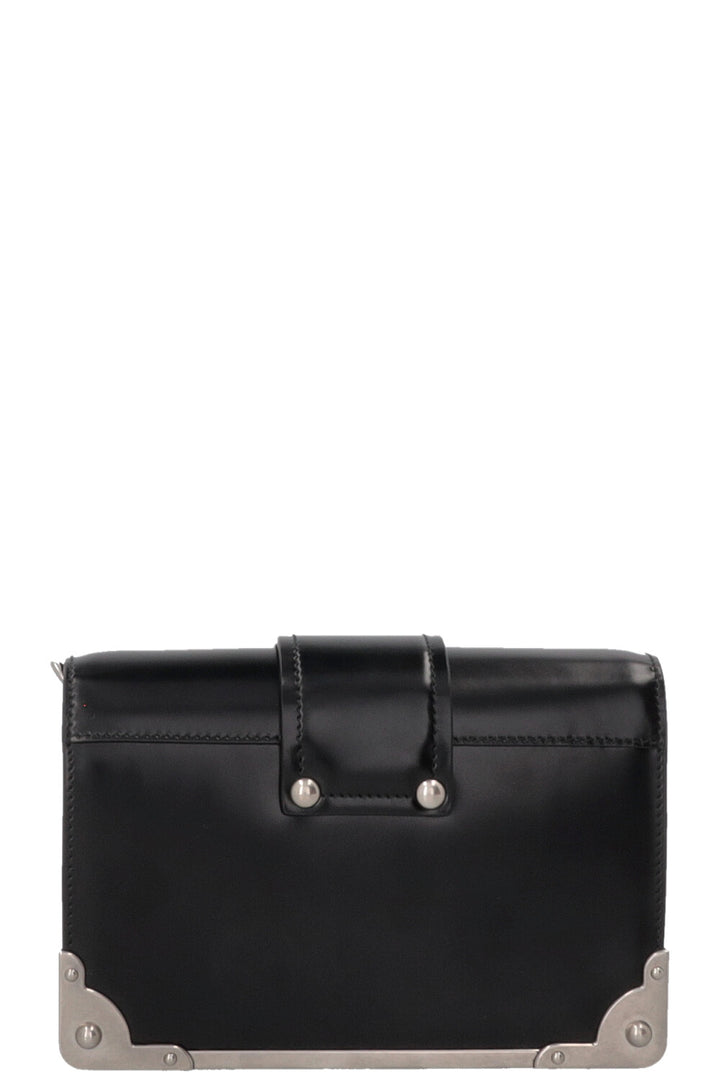PRADA Cahier Bag Silver Black