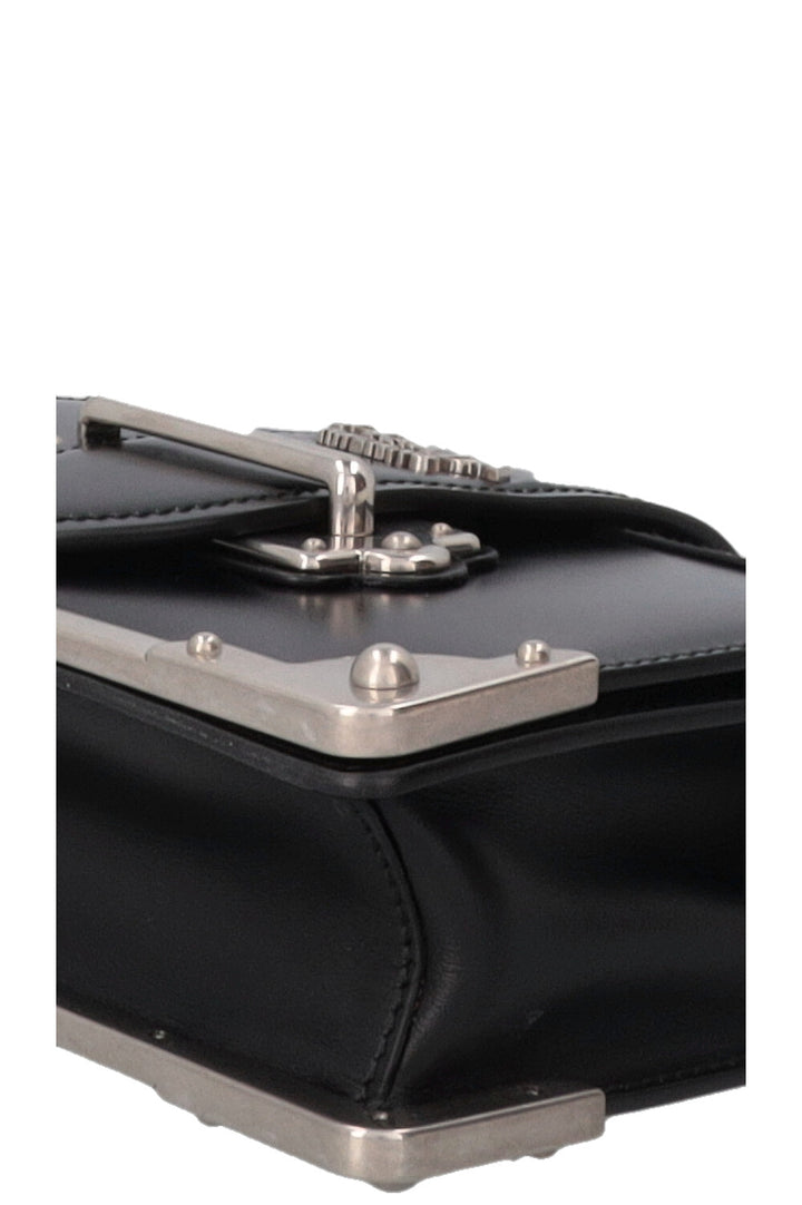 PRADA Cahier Bag Silver Black