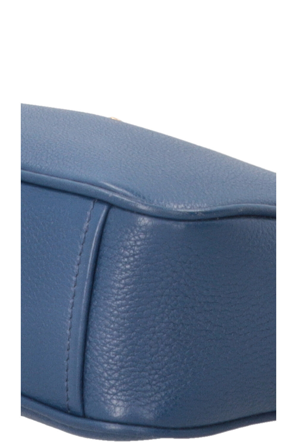 PRADA Camera Bag Leather Blue