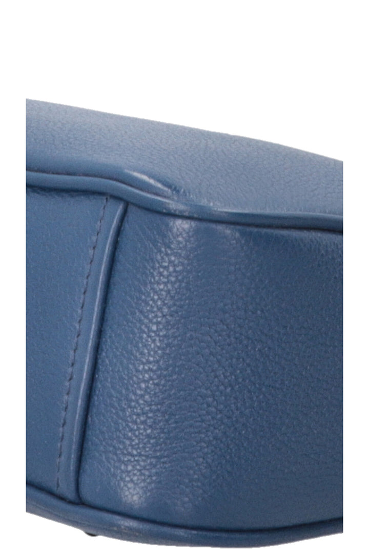 PRADA Camera Bag Leather Blue