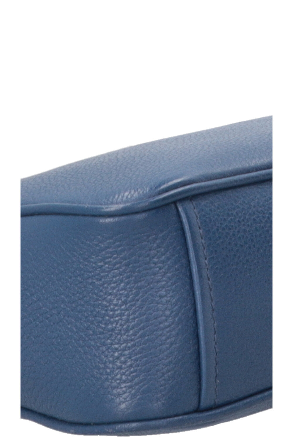 PRADA Camera Bag Leather Blue
