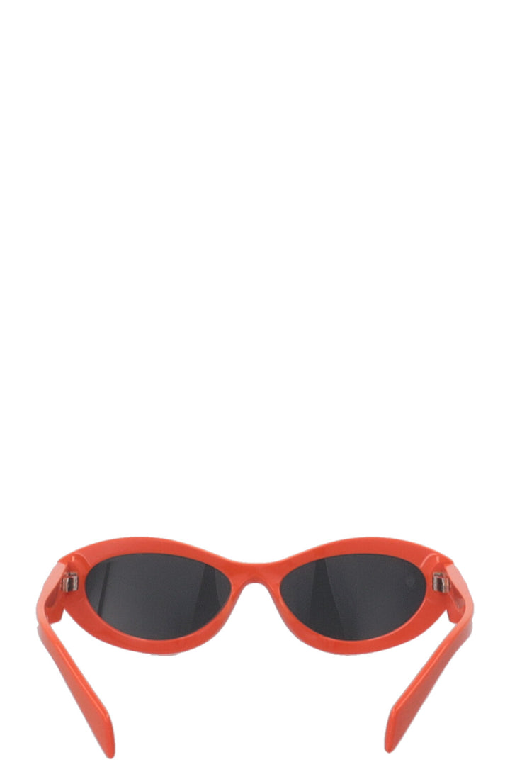 PRADA Lunettes de soleil œil de chat acétate orange SPR 26Z
