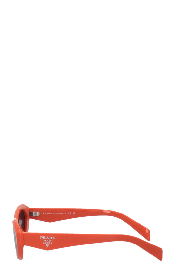 PRADA Lunettes de soleil œil de chat acétate orange SPR 26Z
