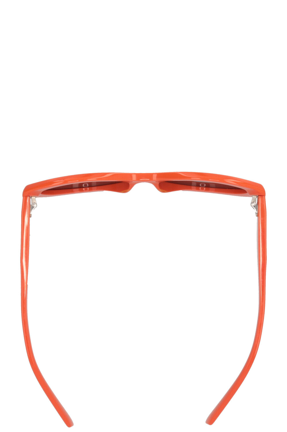 PRADA Lunettes de soleil œil de chat acétate orange SPR 26Z