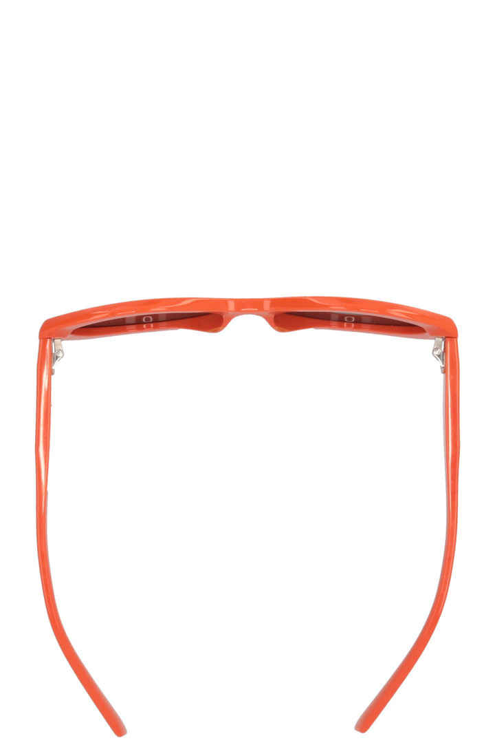 PRADA Lunettes de soleil œil de chat acétate orange SPR 26Z