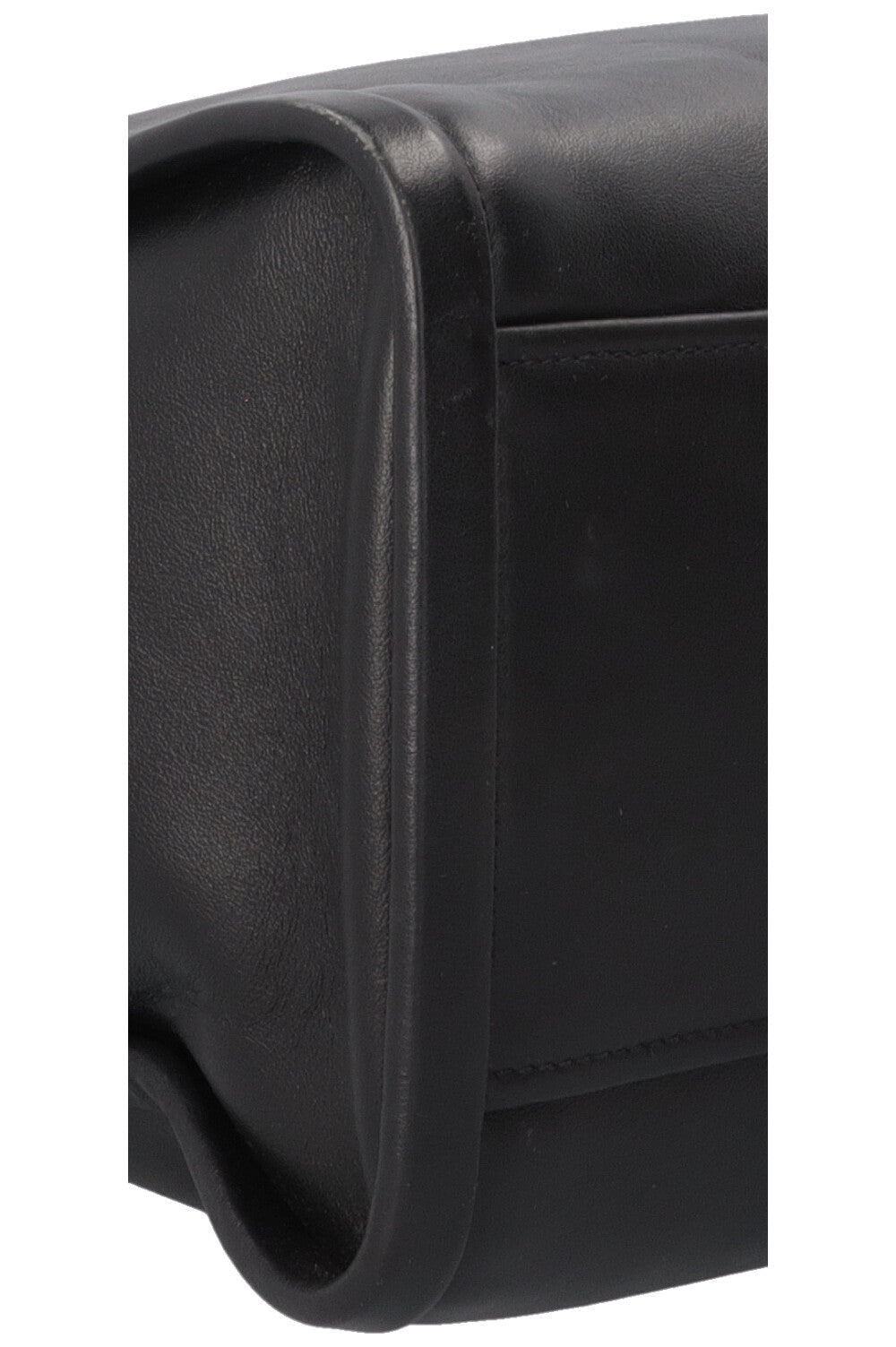 PRADA Concept Double Zip Tote Bag Leather Black