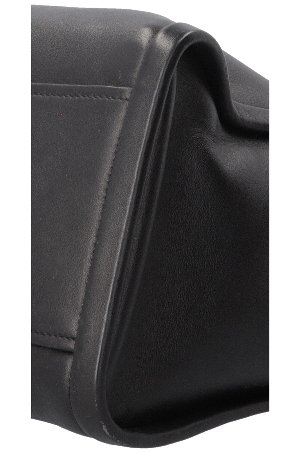 PRADA Concept Double Zip Tote Bag Leather Black