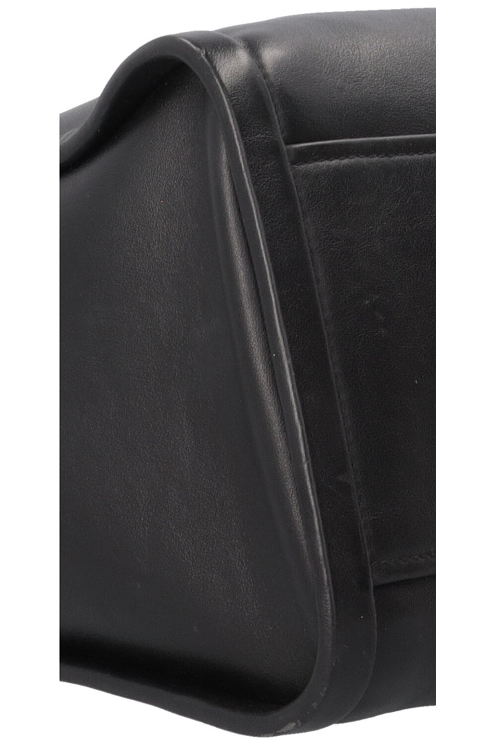 PRADA Concept Double Zip Tote Bag Leather Black