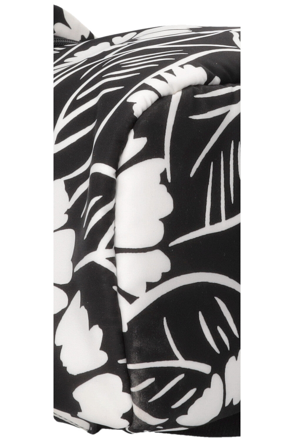 Sac à dos PRADA à imprimé floral en nylon noir